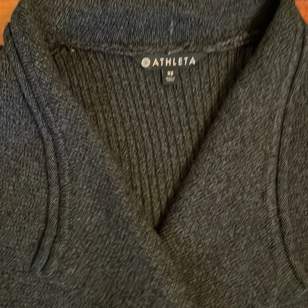 Athleta Side Zip Sweater, Size XS - Picture 3 of 5